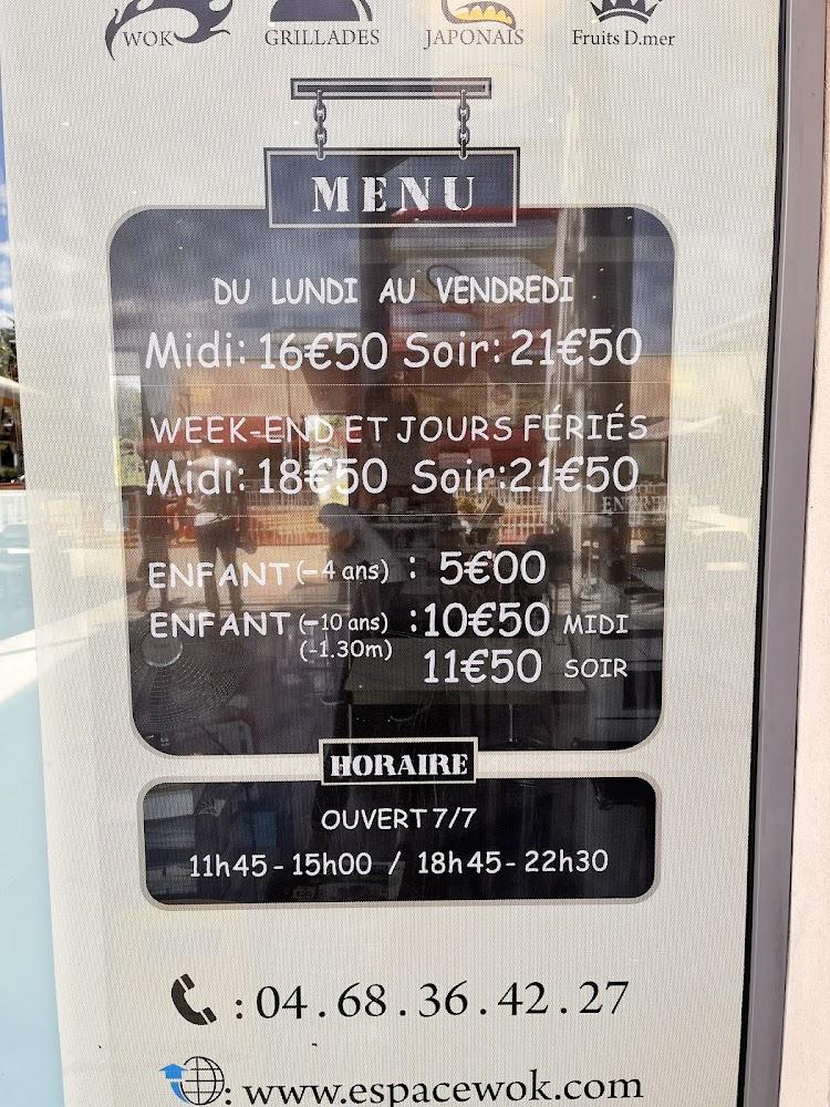 Espace Wok - Buffet Libre - Menu Image 3